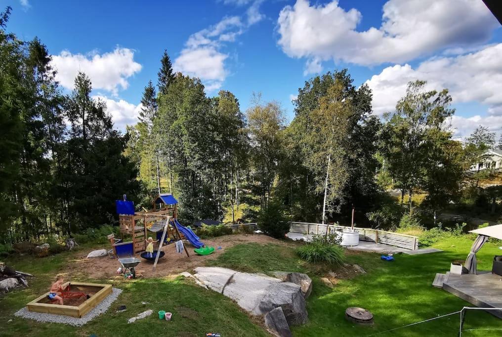 Family Friendly Villa With Sauna In The Nature Borås Dış mekan fotoğraf
